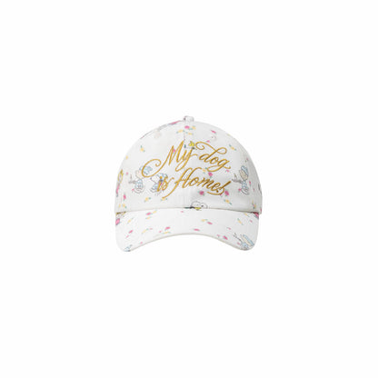 Snoopy Floral Embroidered Baseball Cap 1Jinn Studio