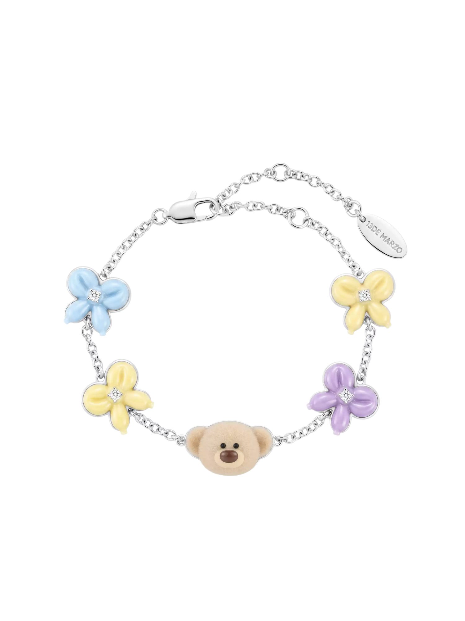 Balloon Bow Bear Bracelet