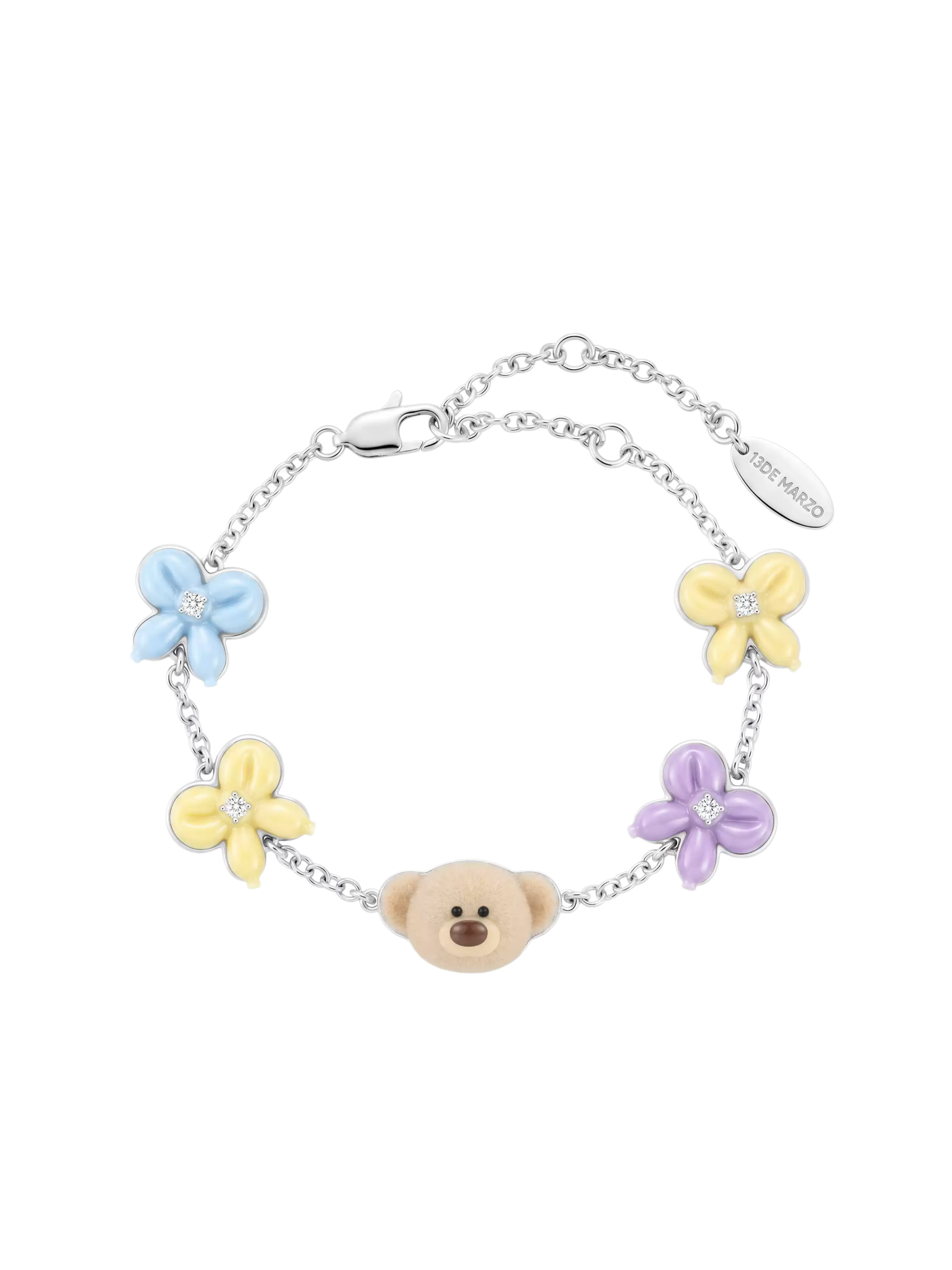 Balloon Bow Bear Bracelet