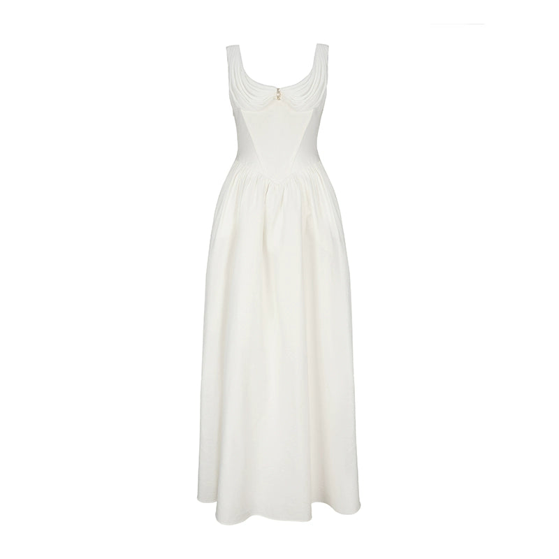 Sleeveless High-Waisted Dress - CHINASQUAD