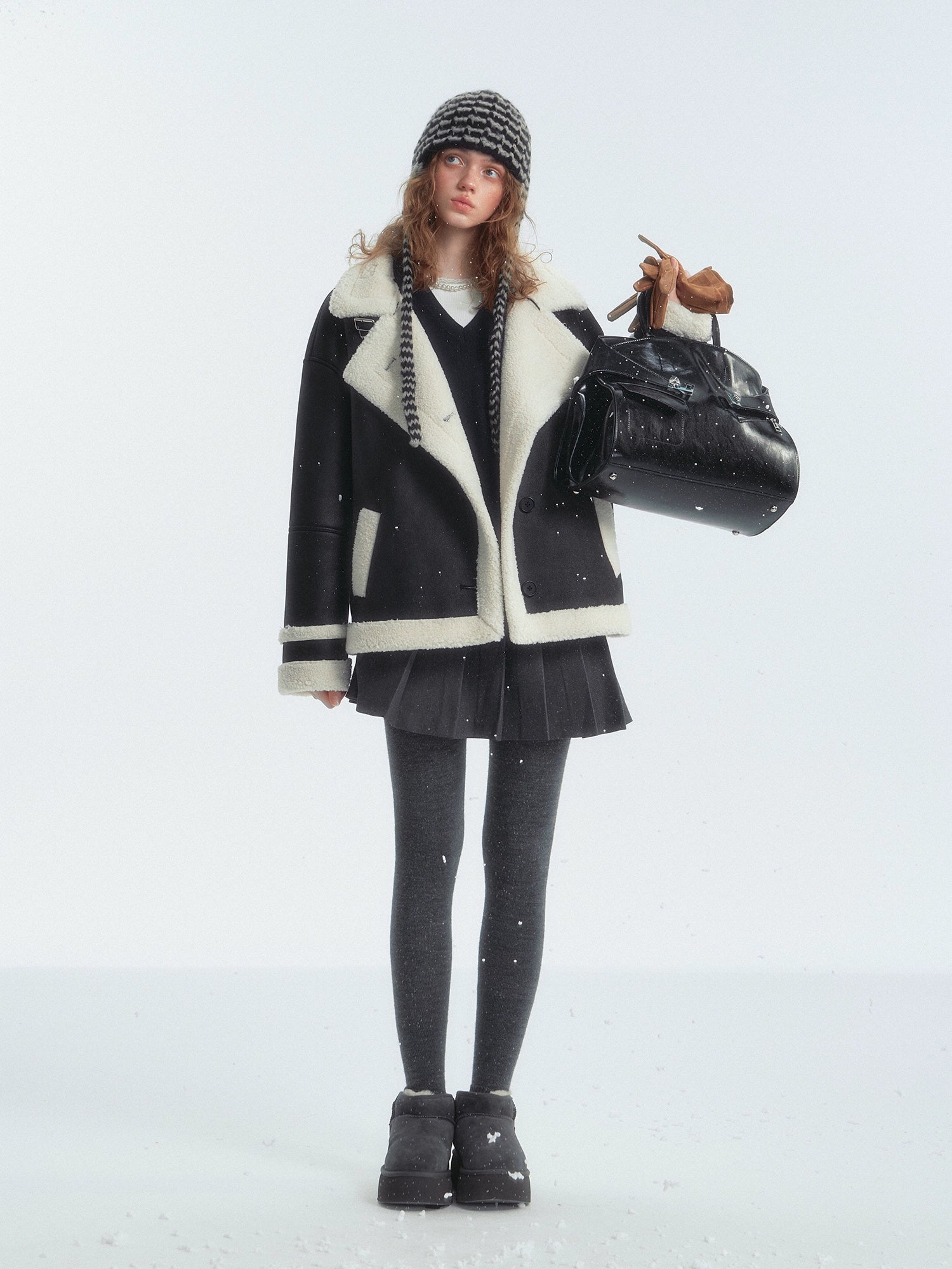 Shearling Moto Jacket