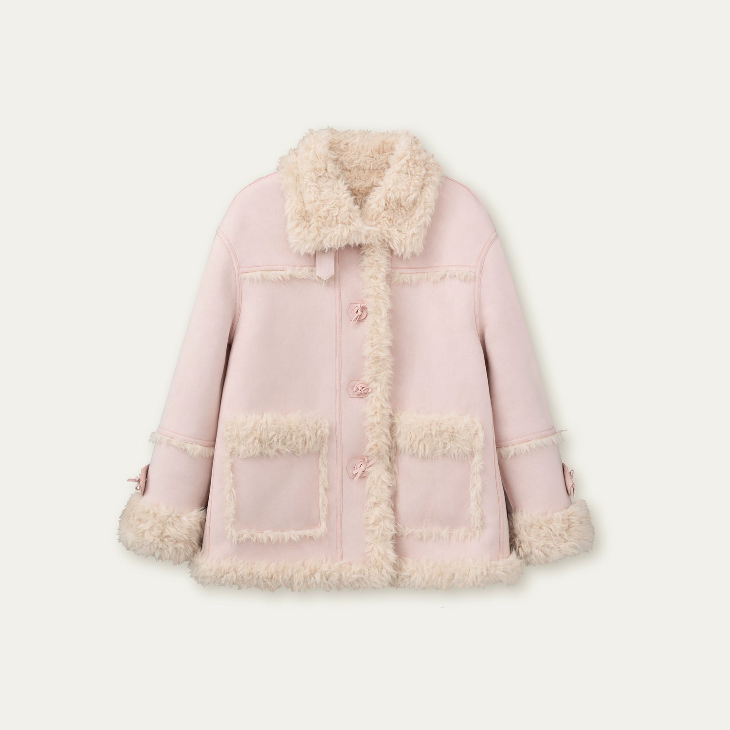 Reversible Faux Shearling Winter Jacket