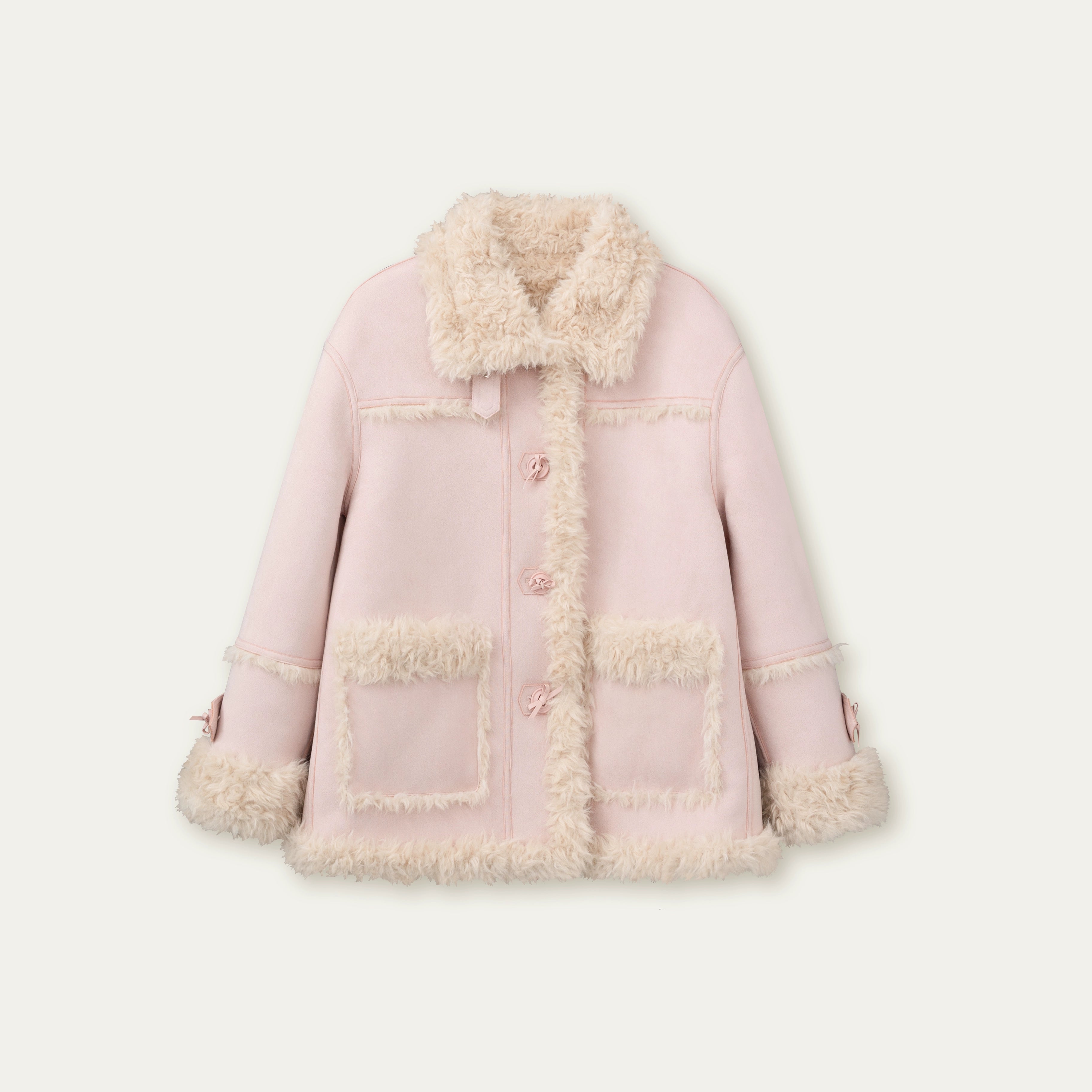 Reversible Faux Shearling Winter Jacket