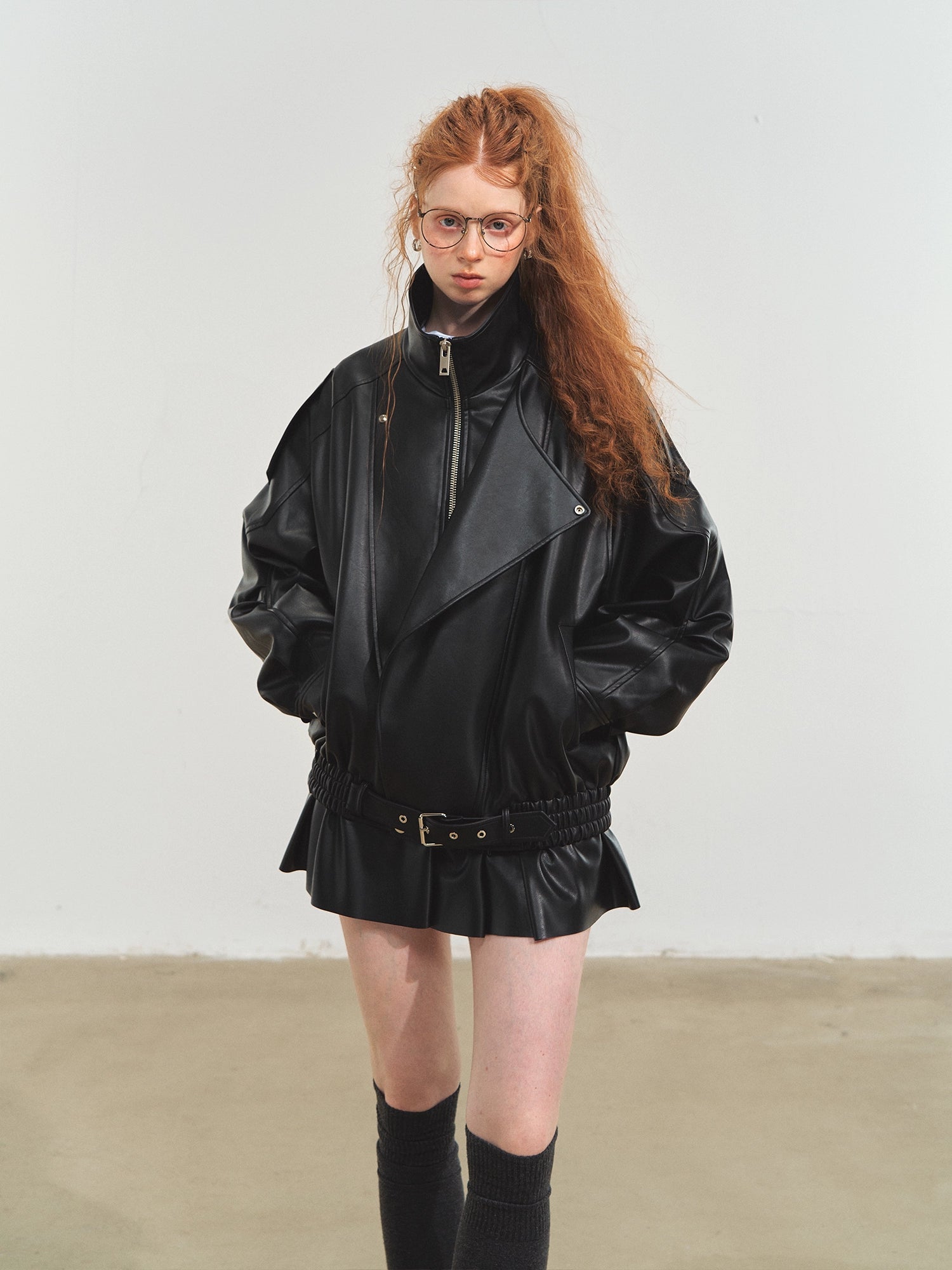 Vintage Moto PU Jacket