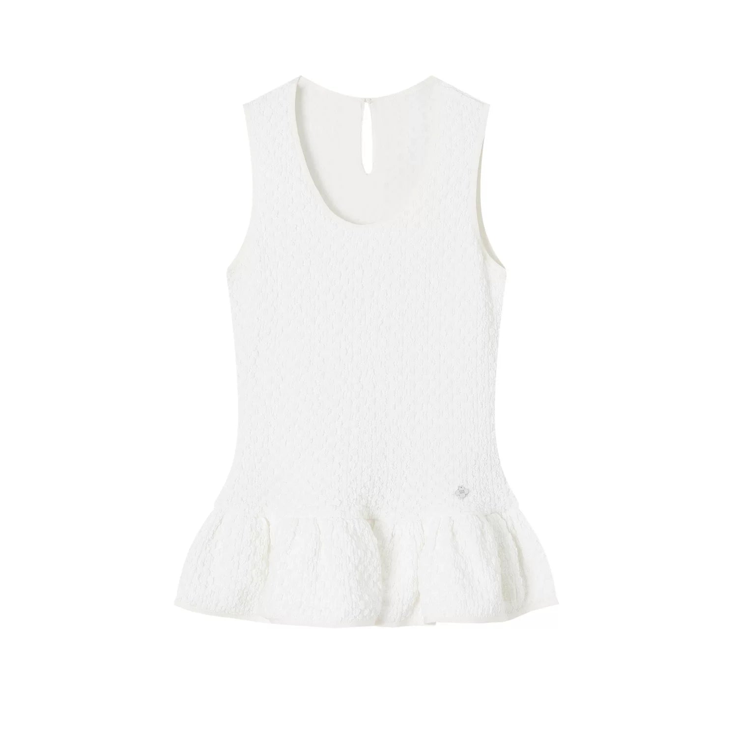 Cloud Ruffle Sleeveless Tank Top