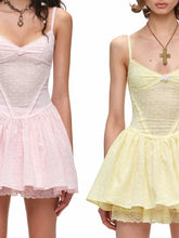 Cotton Eyelet Corset Mini Dress 1Jinn Studio