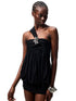 One-Shoulder Knotted Bud-shaped Strapless Dress - CHINASQUAD