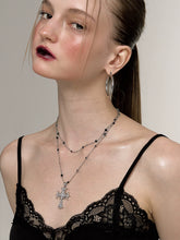 Retro Baroque Double Cross Necklace - CHINASQUAD