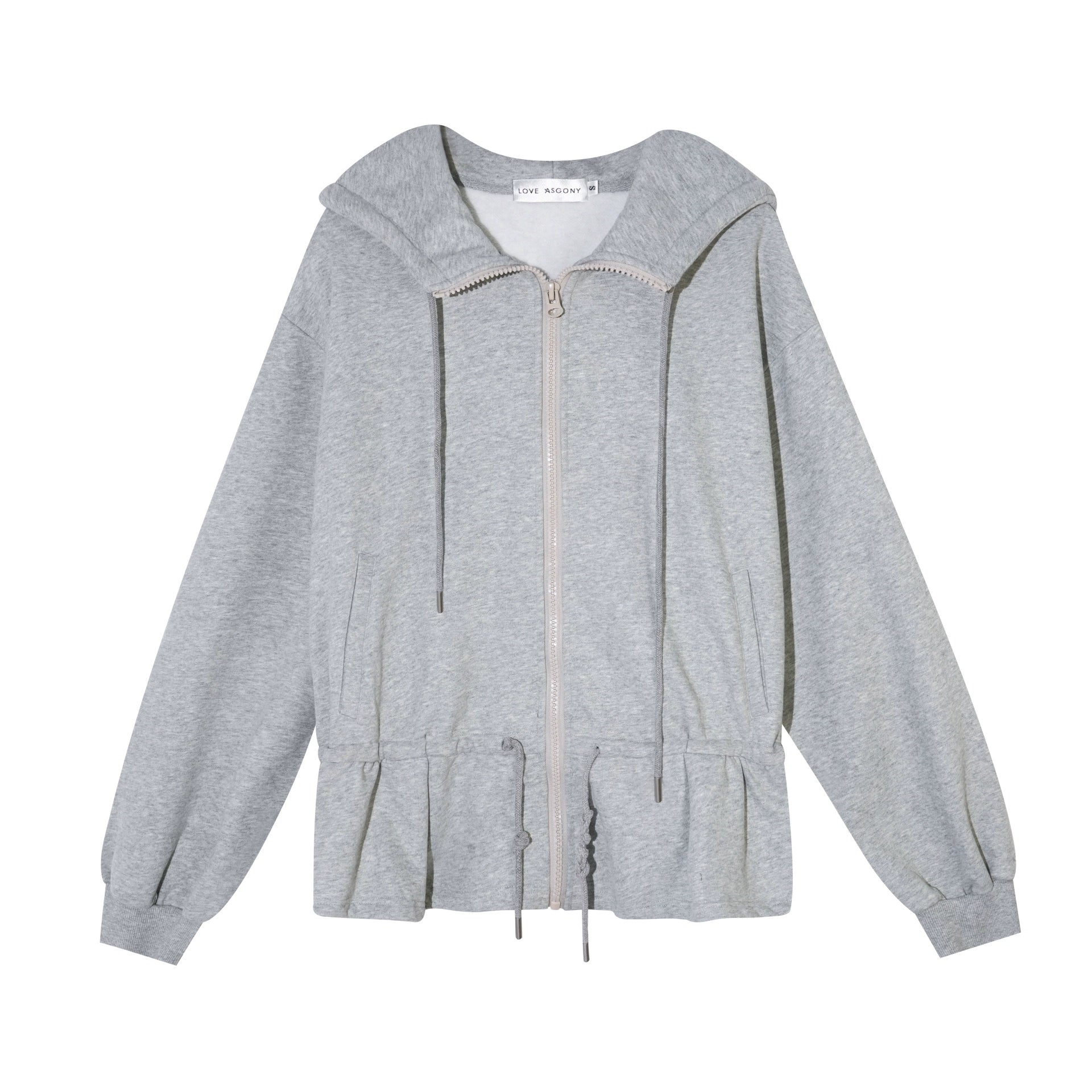 Peplum Hoodie &amp; Subtle Flared Pants Set