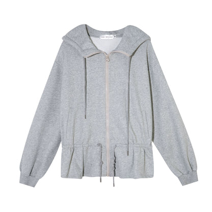 Peplum Hoodie &amp; Subtle Flared Pants Set