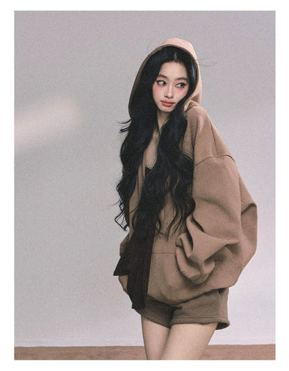 Autumn Leaves Hoodie Three-Piece Set