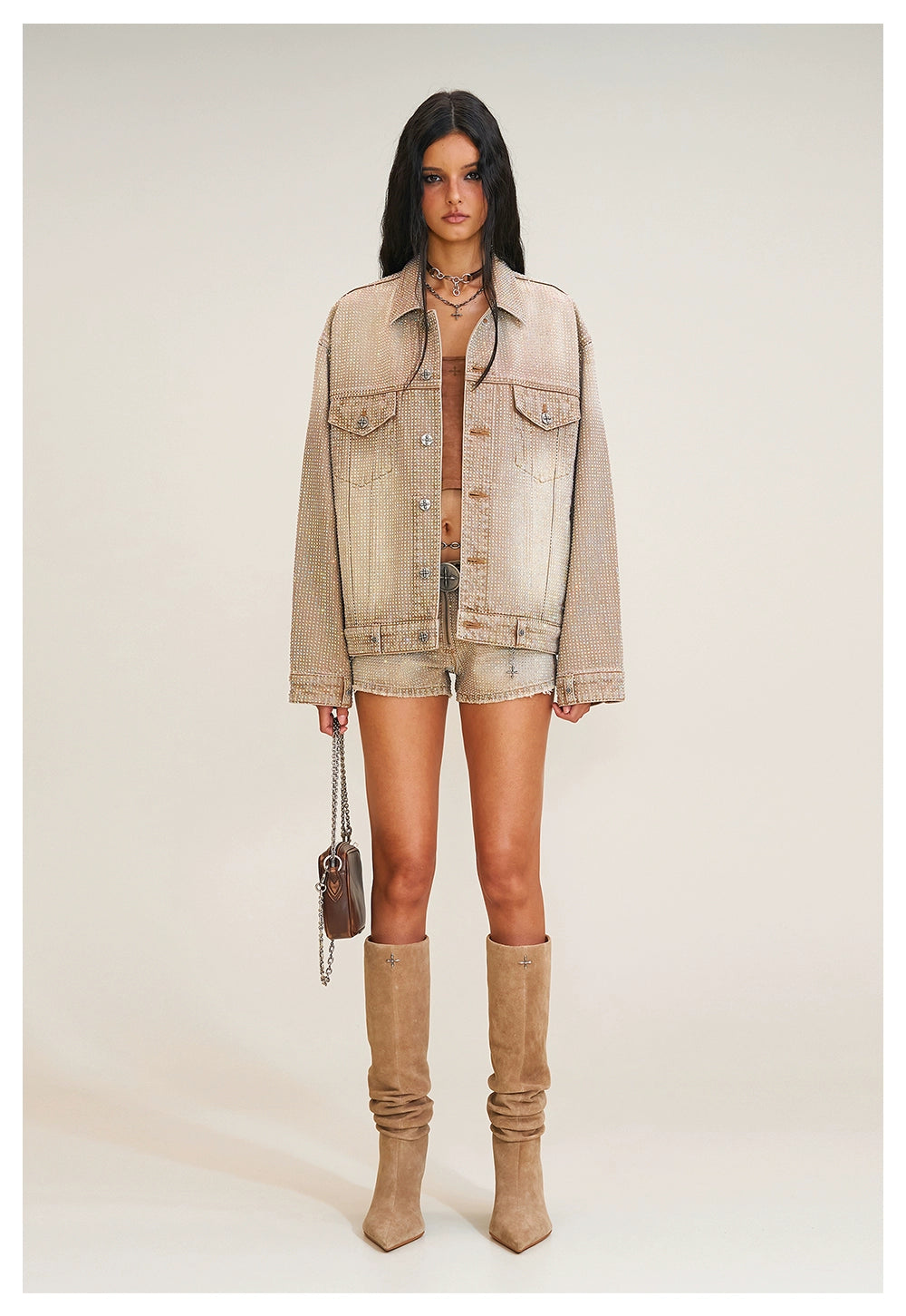 Wild Continent Handcrafted Oversized Denim Jacket