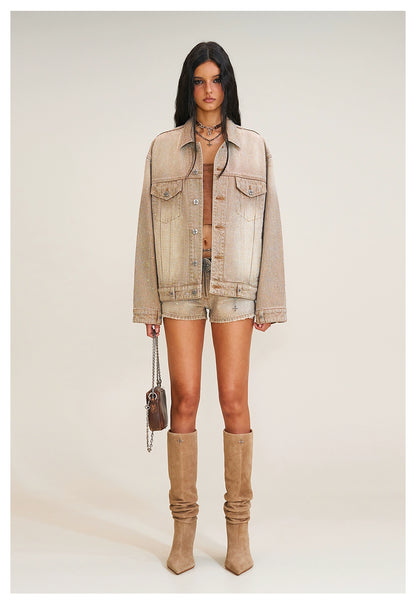 Wild Continent Handcrafted Oversized Denim Jacket