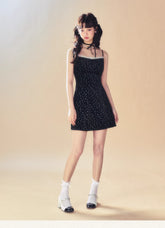 Lace Spaghetti Strap Dress - CHINASQUAD