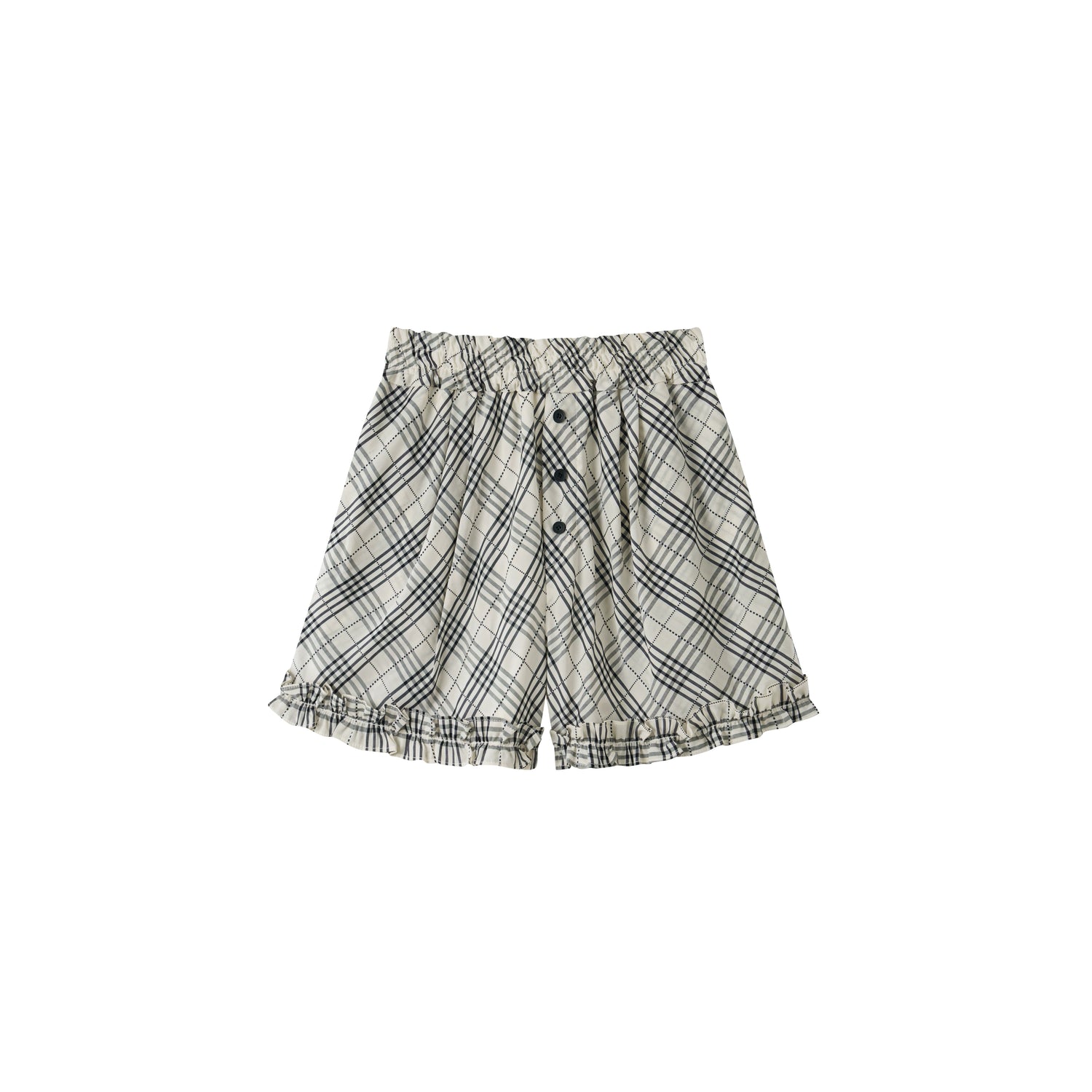 Vintage Plaid Halter Top &amp; Shorts Set