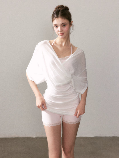 Sea Salt Breeze Lyocell Cooling Knit T-Shirt