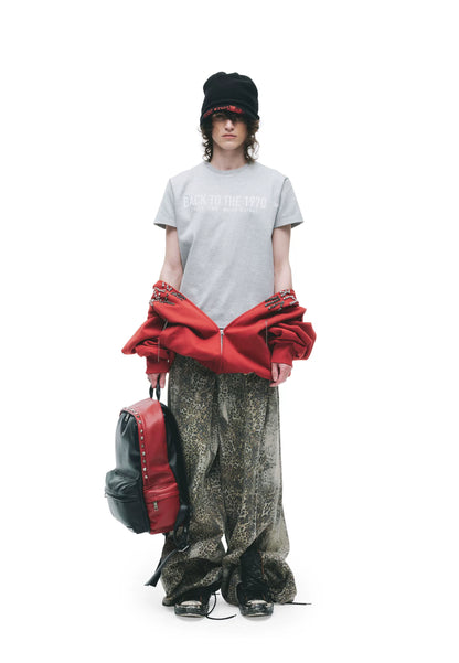 Retro Graphic Slim-Fit Cotton T-Shirt