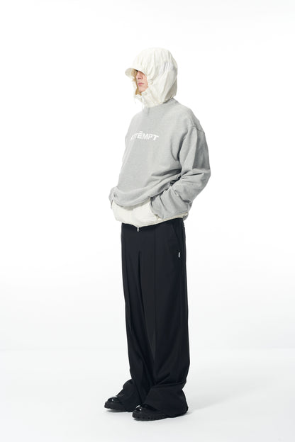 Essential Logo Sweatshirt &amp; Hoodie &amp; Sweatpants Set