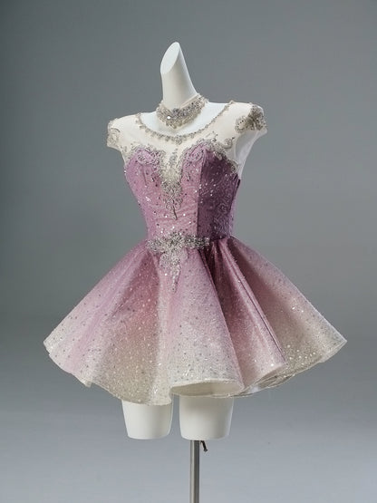 Dreamstar Sequin Tulle Dress with Crystal Accents