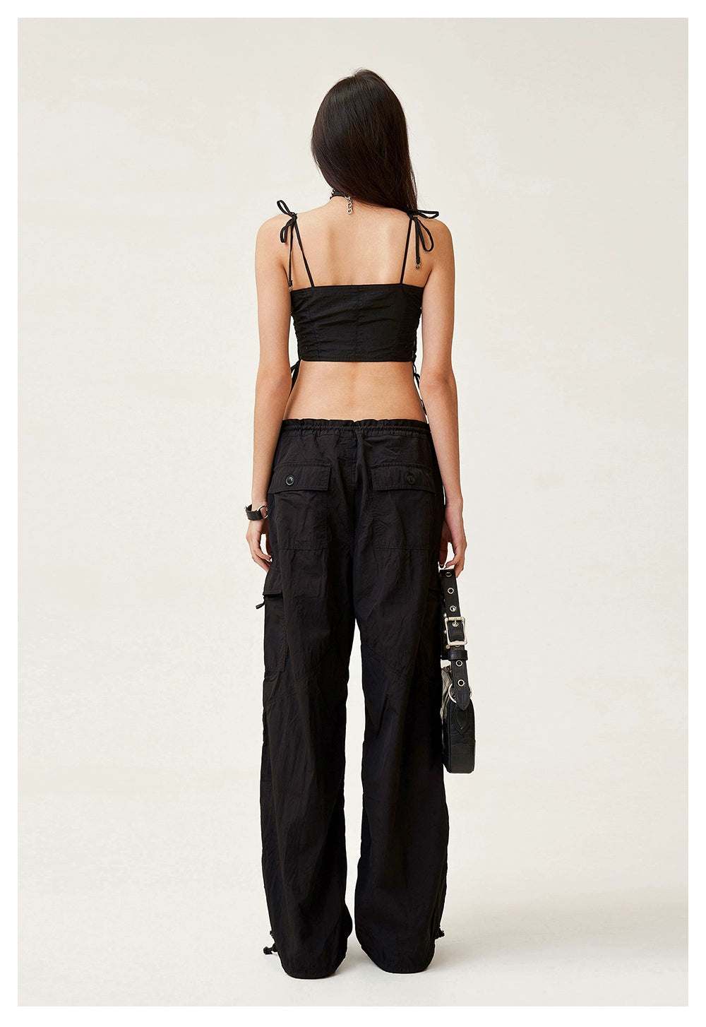 Sporty Casual Wide-Leg Pants