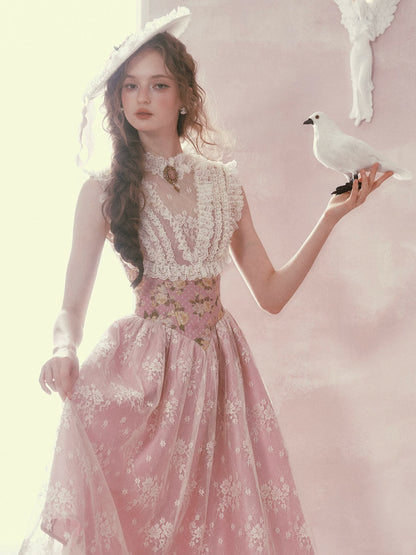 Rose Ode Rococo Couture Dress