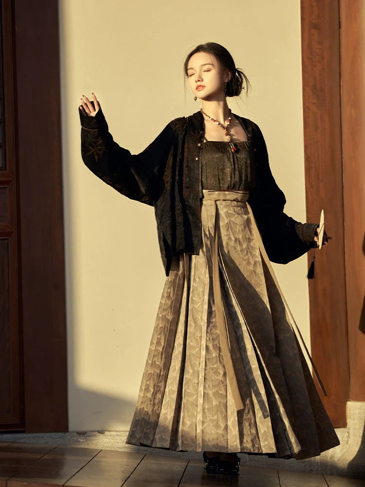 (Final Sale) "梧桐诗篇" Modern-style Hanfu Set