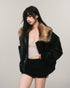 LULUSWINGS Faux Fur Collar Padded PU Biker Jacket – view 5
