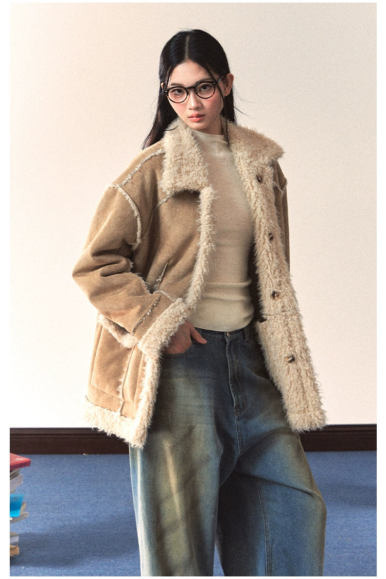 Two-Way Wear Shearling Coat