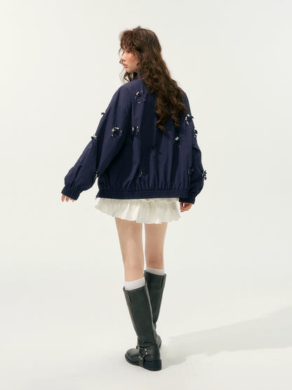 Hollow Cut Floral Jacket - CHINASQUAD