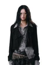 Cest Nous Faux Layered Patchwork Shirt – Shirts