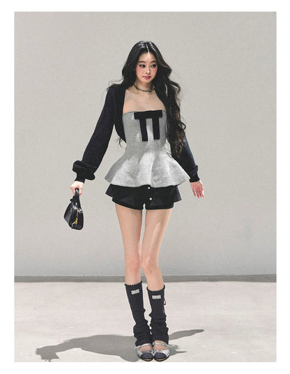 Princess-Style T-Shirt Tank &amp; Cape Two-Piece Set