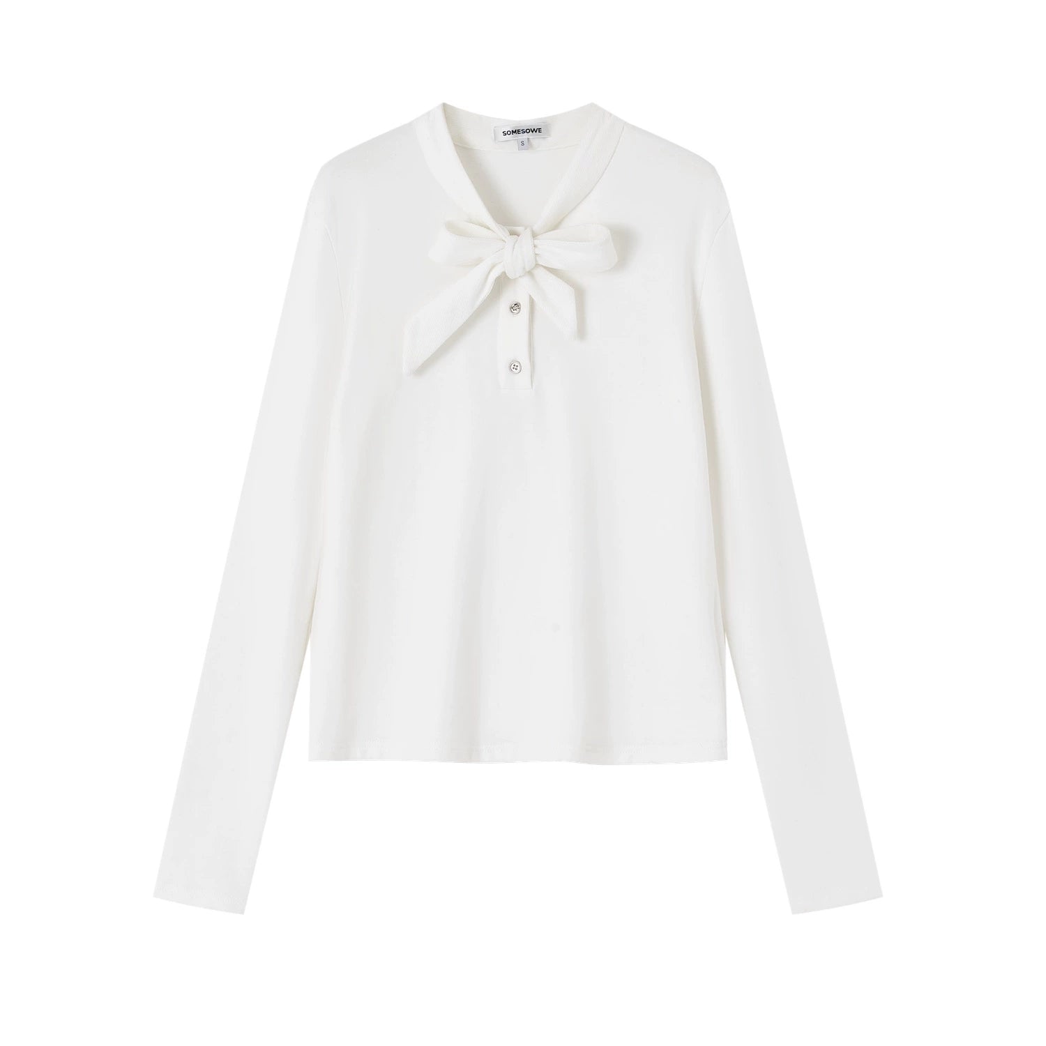 Velvet Ribbon Bow Tee