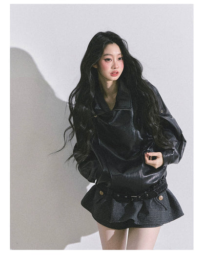 Minimal Korean V-Neck Long-Sleeve T-Shirt