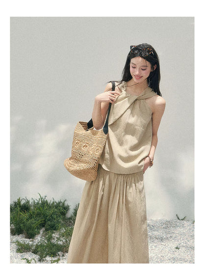 Soft Khaki Relaxed Set