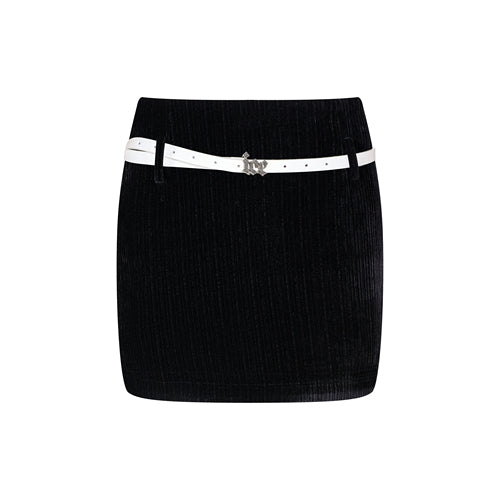(Final Sale) Chenille Wool Blazer &amp;  Mini Skirt Set - CHINASQUAD