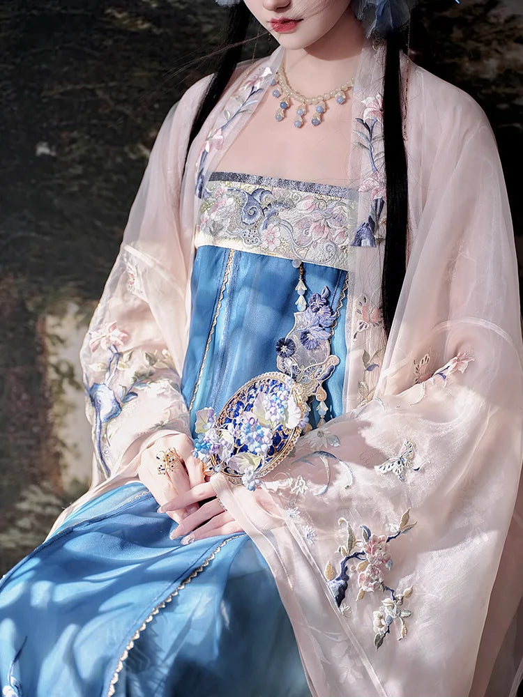 &quot;玉兰时雨&quot; Modern-style Hanfu Set