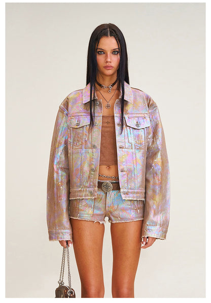RAGE Wild Continent Handcrafted Denim Jacket