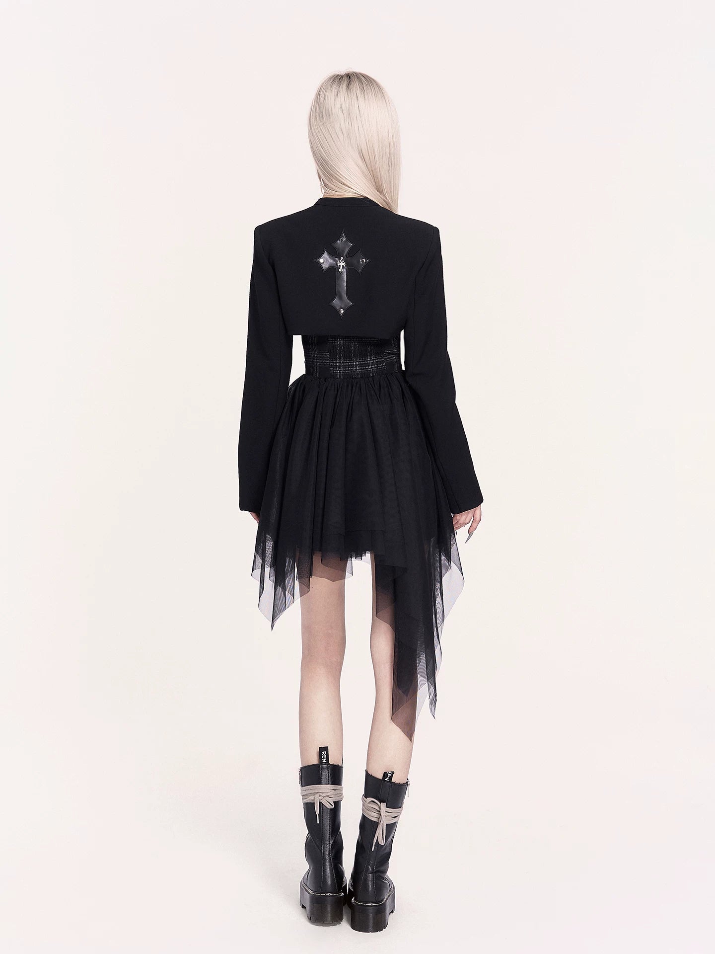 Corset Dress &amp; Cross Bolero Jacket Set