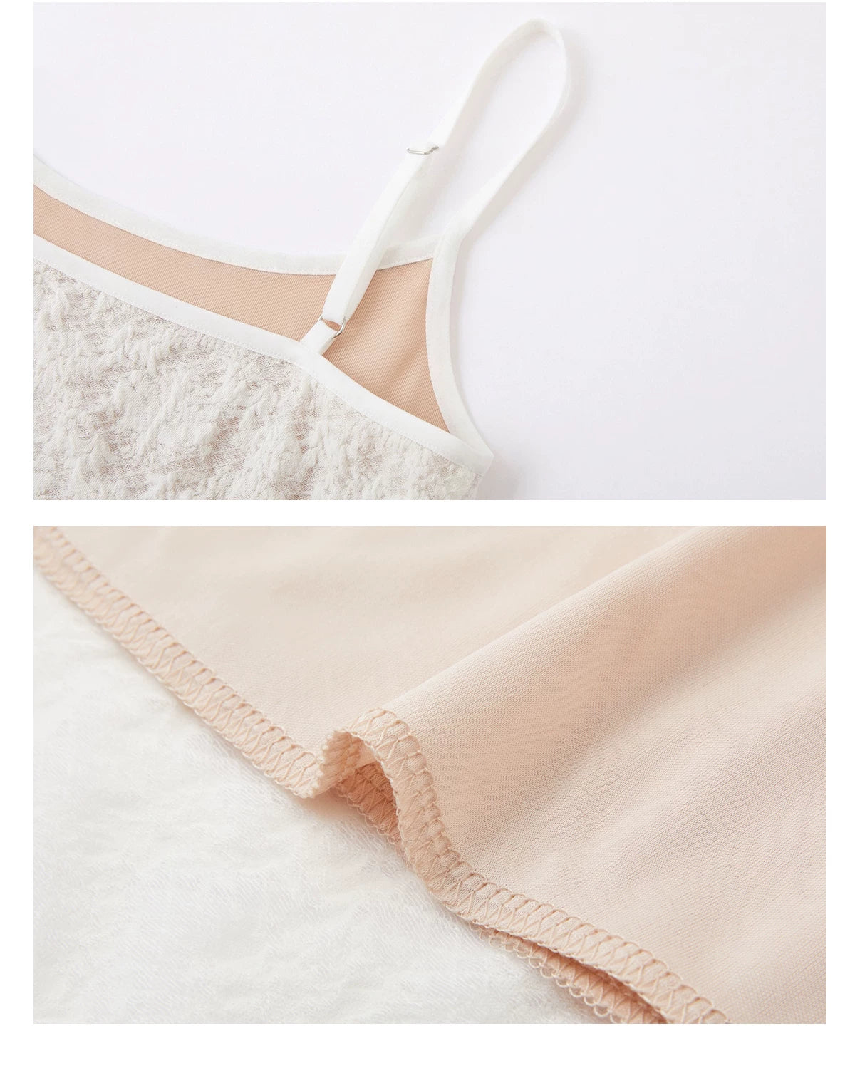 Jacquard Texture Slip Dress