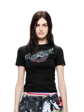 24ANS Rhinestone Graphic Slim Tee – view 2