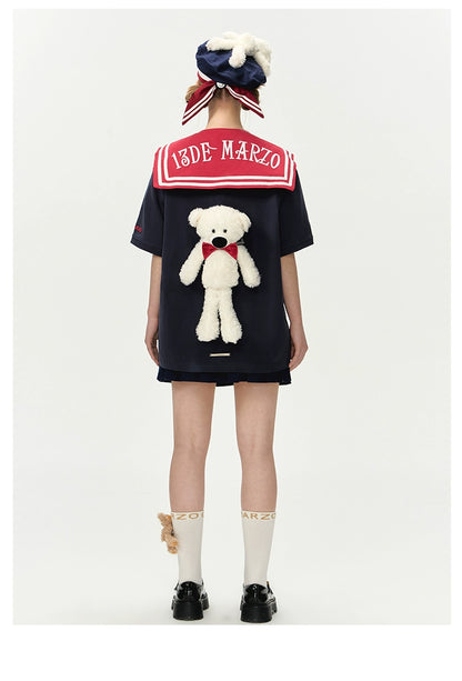 Bear Sailor Dual Piece T-Shirt
