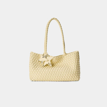 Woven East-West Tote Shoulder Bag ECODAY
