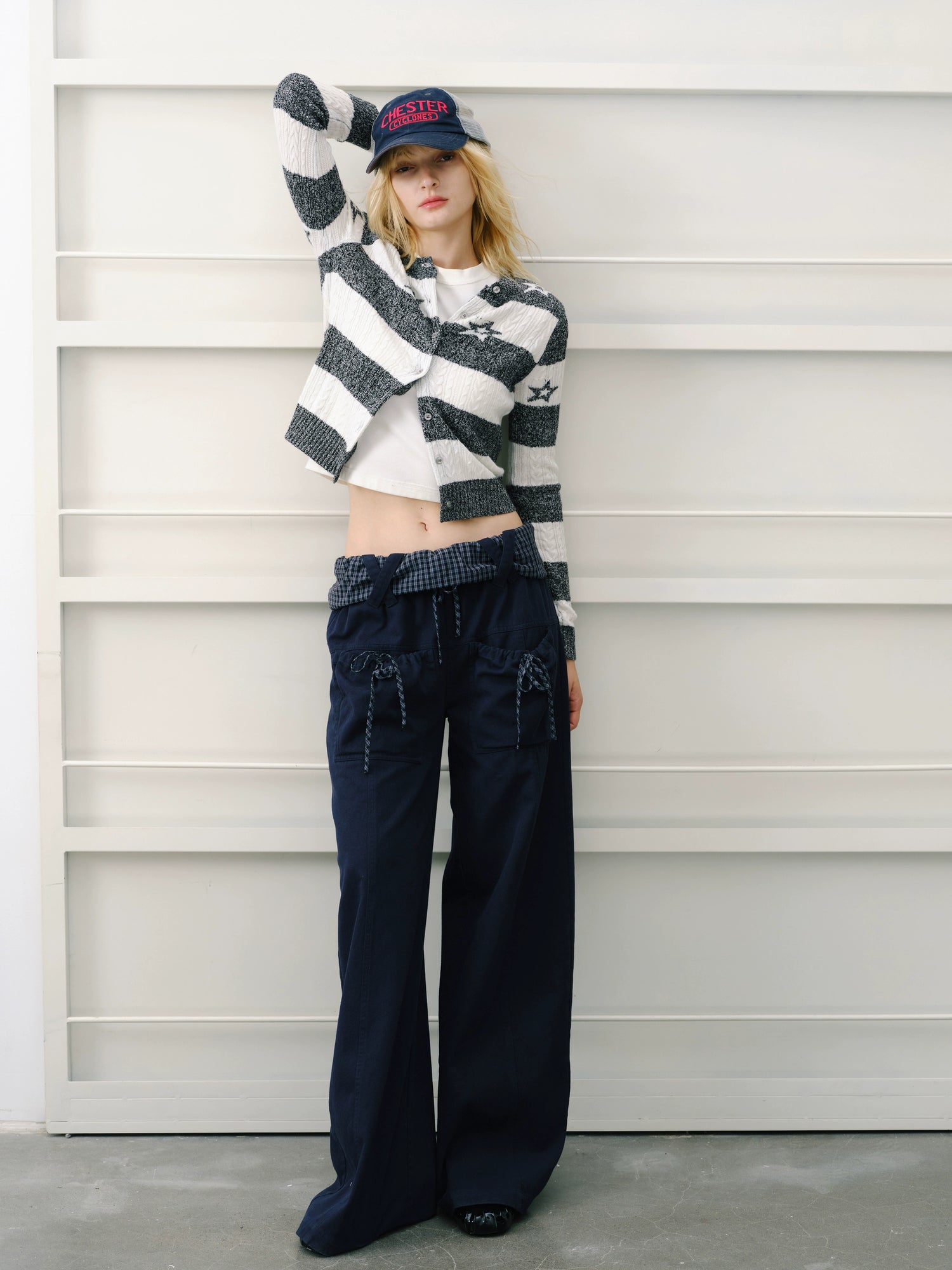 Star Pattern Wool Knit Sweater