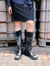 Rivet Punk Knee-High Boots - CHINASQUAD