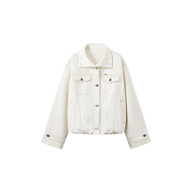 Equestrian Relaxed Denim Jacket