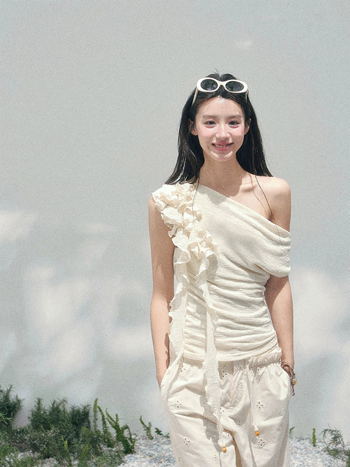 Soft Whisper Off-Shoulder Top
