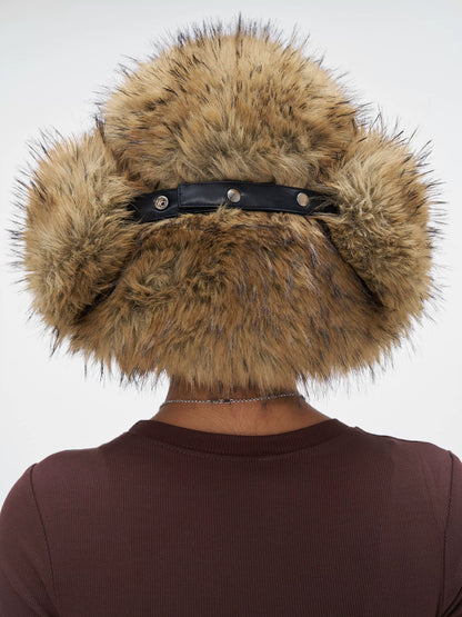 Fur Ushanka Ear-Flap Winter Hat