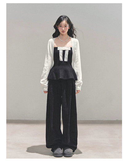 Princess-Style T-Shirt Tank &amp; Cape Two-Piece Set