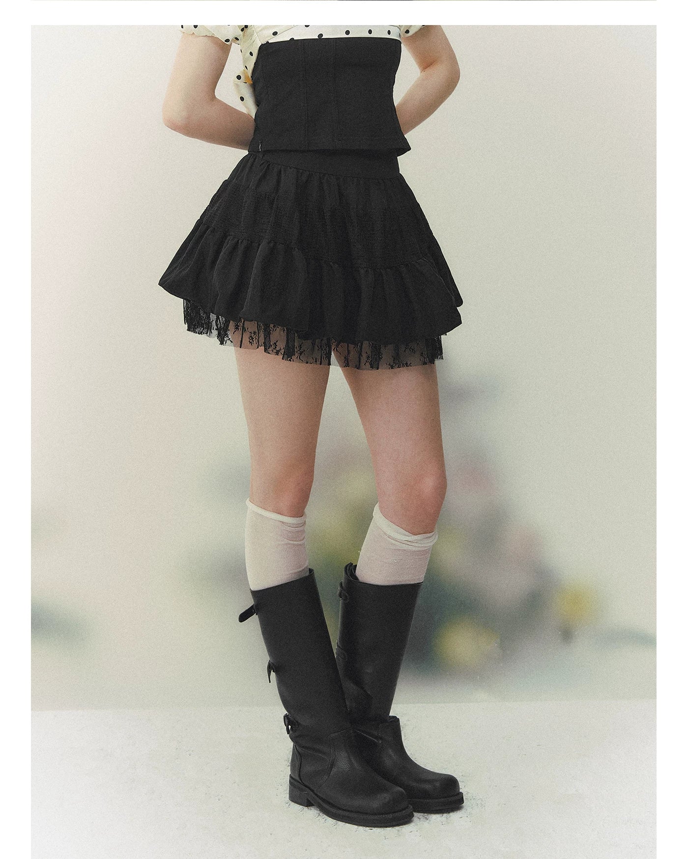 Layered Dream Lace Tiered Skirt