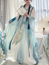 "几妆蓝"Song-Dynasty Hanfu Set - CHINASQUAD